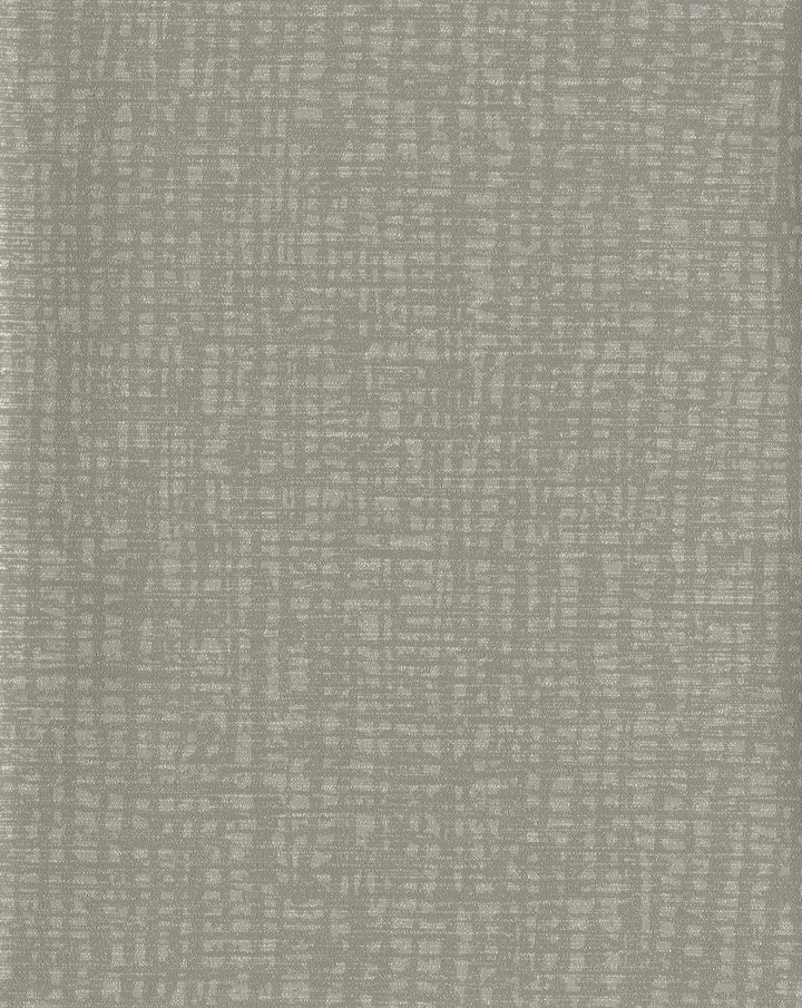 Street Light Grey Abstract Grid Wallpaper by Warner Dimensional Accents Covers about 60.8 square feet 27-in by 27-ft long roll Unpasted 0 - Fabric Carolina -