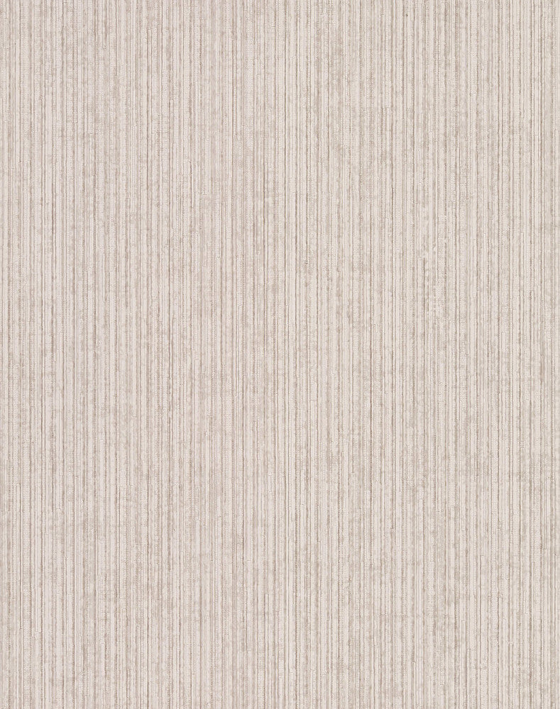 Cargo Bone Striated Wallpaper by Warner Dimensional Accents Covers about 65 square feet 26-in by 30-ft long roll Unpasted 0 - Fabric Carolina -