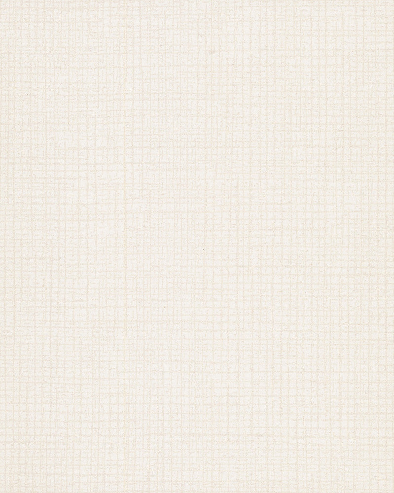 Threads Pearl Faux Fabric Wallpaper by Warner Dimensional Accents Covers about 65 square feet 26-in by 30-ft long roll Unpasted 0 - Fabric Carolina -
