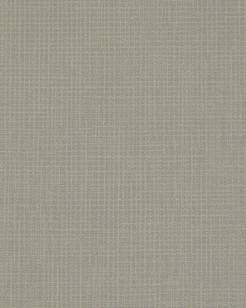 Threads Slate Faux Fabric Wallpaper by Warner Dimensional Accents Covers about 65 square feet 26-in by 30-ft long roll Unpasted 0 - Fabric Carolina -