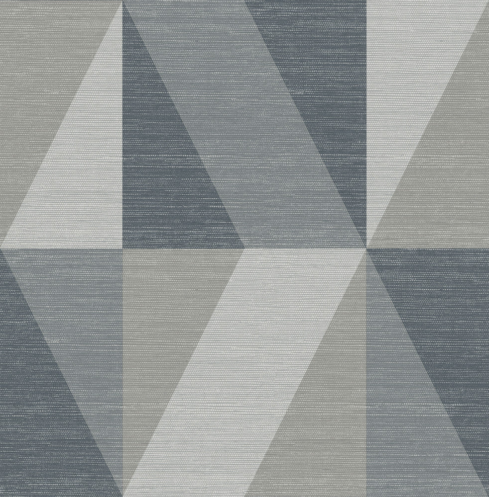 Winslow Slate Geometric Faux Grasscloth Wallpaper by A-Street Prints Solace Covers about 56.4 square feet 20.5-in by 33-ft long roll Unpasted 20.86 - Fabric Carolina -