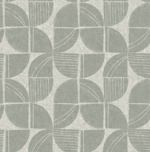 Baxter Sea Green Semicircle Mosaic Wallpaper by A-Street Prints