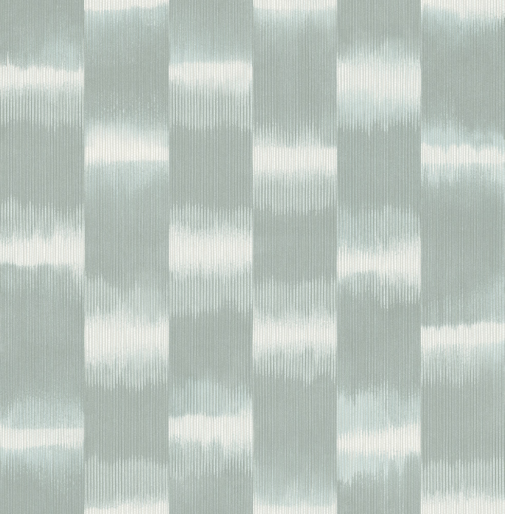Baldwin Teal Shibori Stripe Wallpaper by A-Street Prints Solace Covers about 56.4 square feet 20.5-in by 33-ft long roll Unpasted 20.86 - Fabric Carolina -