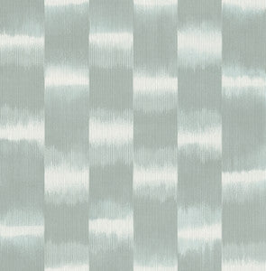 Baldwin Teal Shibori Stripe Wallpaper by A-Street Prints