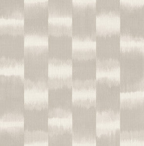 Baldwin Taupe Shibori Stripe Wallpaper by A-Street Prints
