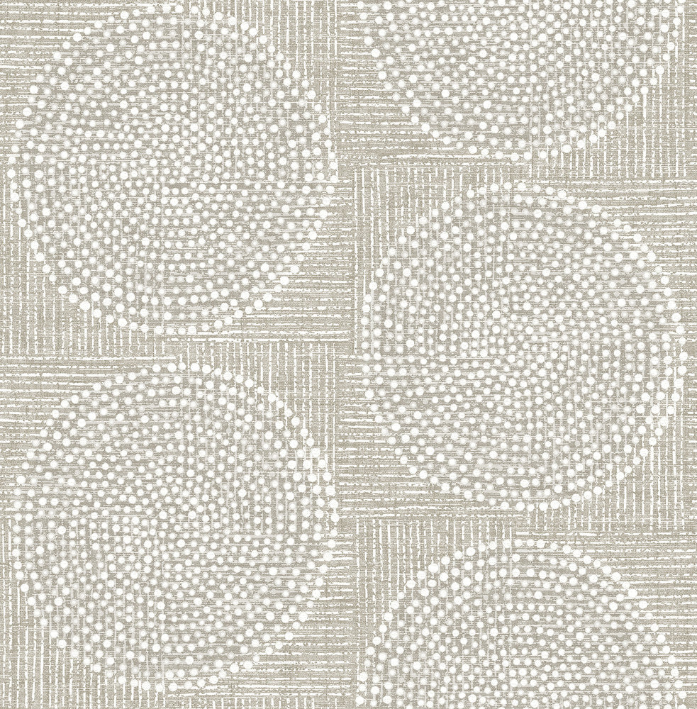 Salma Beige Medallion Wallpaper by A-Street Prints Solace Covers about 56.4 square feet 20.5-in by 33-ft long roll Unpasted 20.86 - Fabric Carolina -