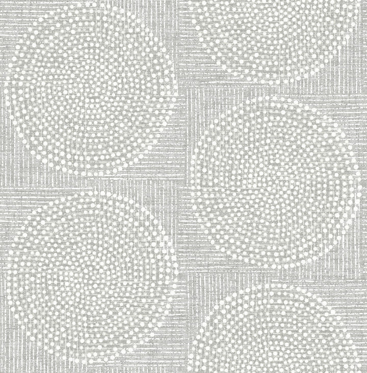 Salma Grey Medallion Wallpaper by A-Street Prints Solace Covers about 56.4 square feet 20.5-in by 33-ft long roll Unpasted 20.86 - Fabric Carolina -