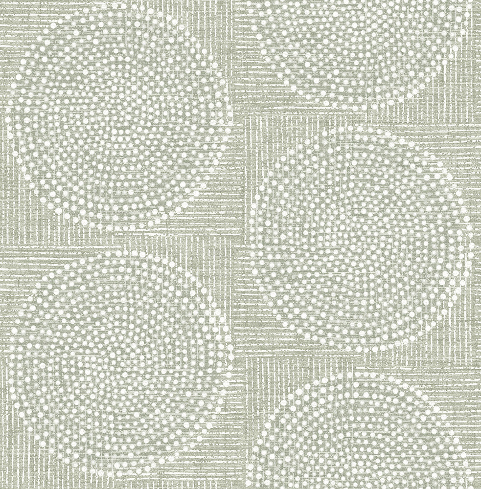 Salma Sage Medallion Wallpaper by A-Street Prints Solace Covers about 56.4 square feet 20.5-in by 33-ft long roll Unpasted 20.86 - Fabric Carolina -