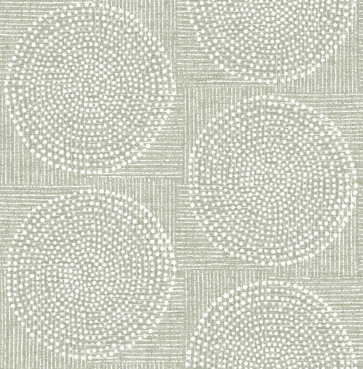 Salma Sage Medallion Wallpaper by A-Street Prints Solace Covers about 56.4 square feet 20.5-in by 33-ft long roll Unpasted 20.86 - Fabric Carolina -