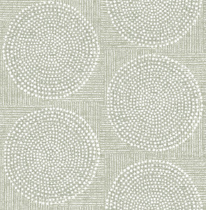 Salma Sage Medallion Wallpaper by A-Street Prints
