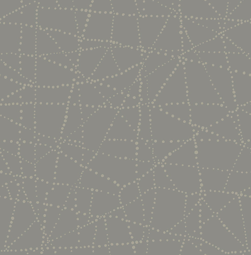 Alcott Charcoal Dotted Wallpaper by A-Street Prints Solace Covers about 56.4 square feet 20.5-in by 33-ft long roll Unpasted 20.86 - Fabric Carolina -