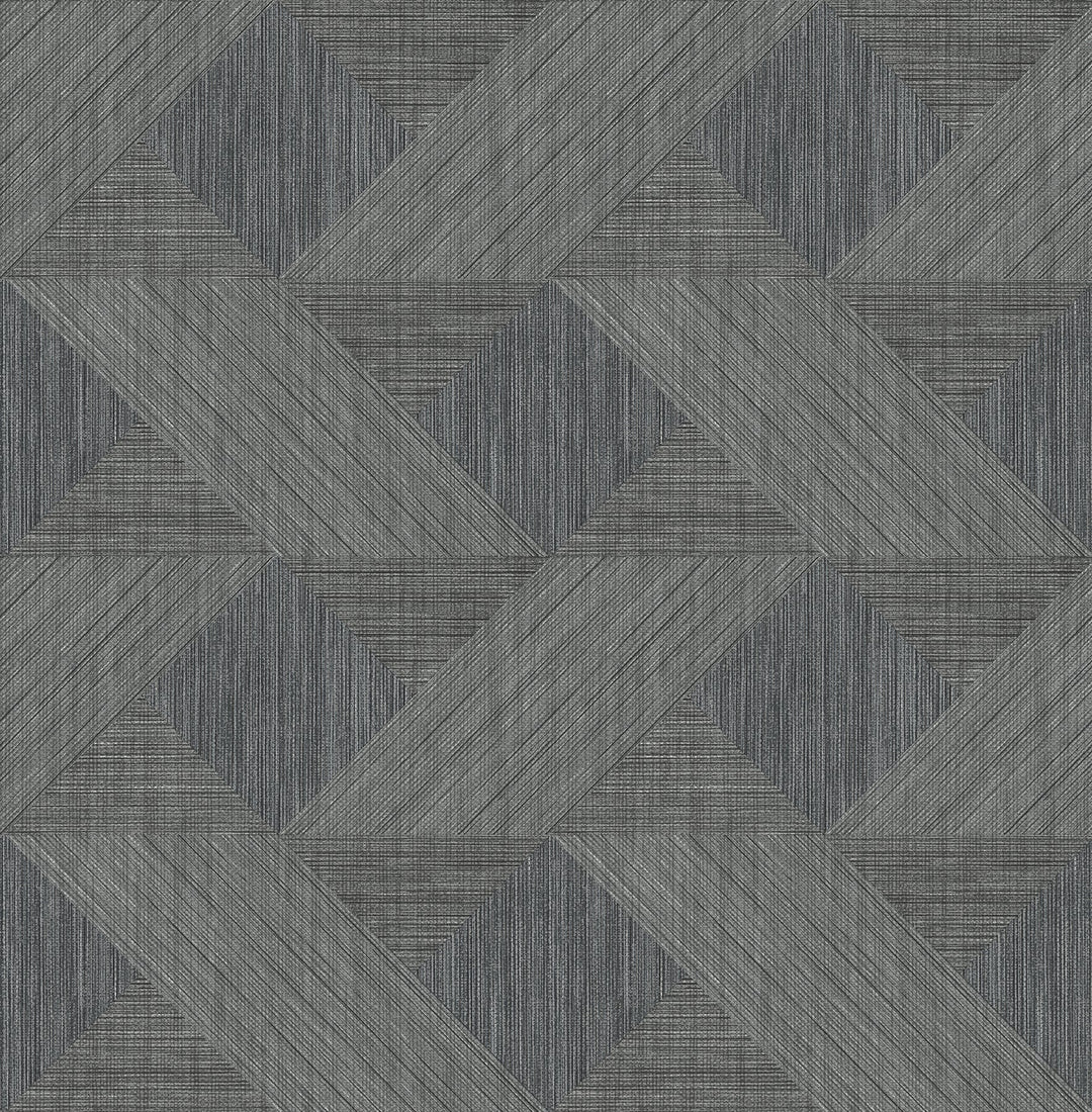 Presley Black Tessellation Wallpaper by A-Street Prints Designer
