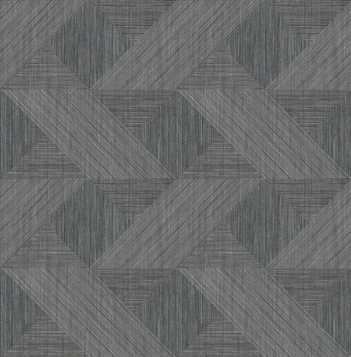 Presley Black Tessellation Wallpaper by A-Street Prints Designer