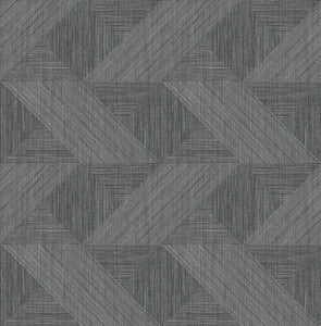 Presley Black Tessellation Wallpaper by A-Street Prints