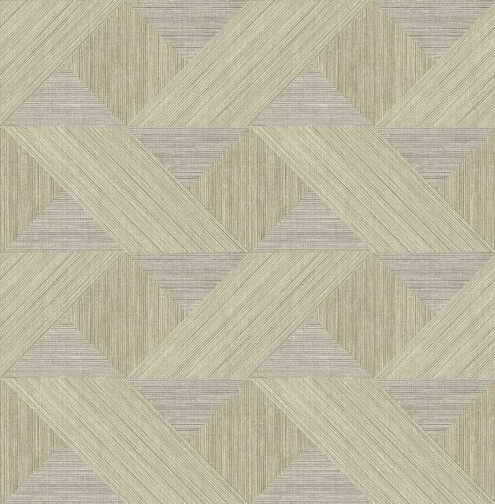 Presley Coffee Tessellation Wallpaper by A-Street Prints Solace Covers about 56.4 square feet 20.5-in by 33-ft long roll Unpasted 20.86 - Fabric Carolina -