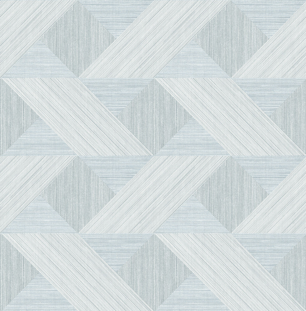 Presley Light Blue Tessellation Wallpaper by A-Street Prints Solace Covers about 56.4 square feet 20.5-in by 33-ft long roll Unpasted 20.86 - Fabric Carolina -
