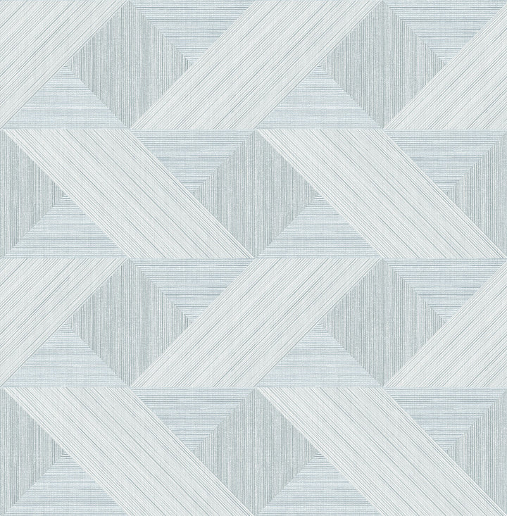 Presley Light Blue Tessellation Wallpaper by A-Street Prints Solace Covers about 56.4 square feet 20.5-in by 33-ft long roll Unpasted 20.86 - Fabric Carolina -