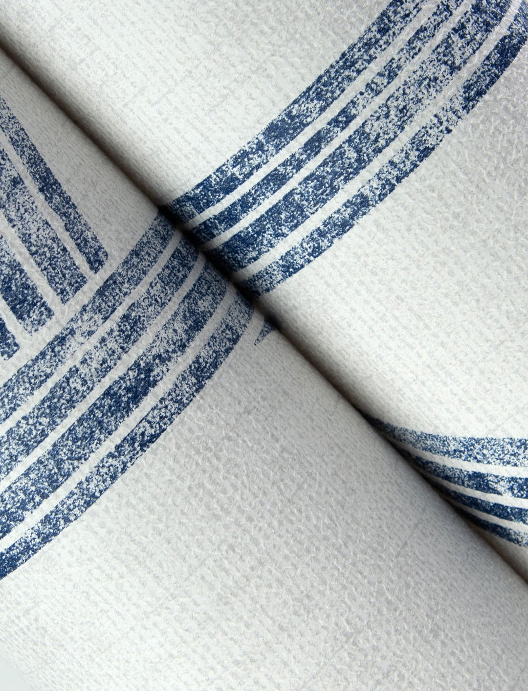 Harlow Indigo Curved Contours Wallpaper by A-Street Prints Designer