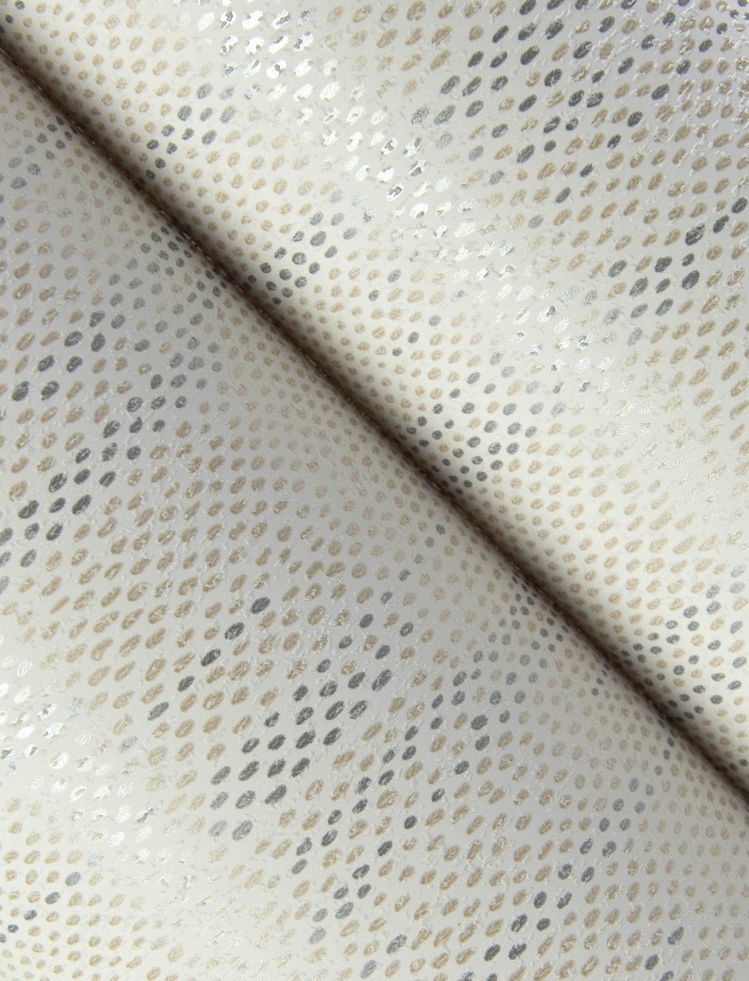 Baris Silver Stipple Stripe Wallpaper by A-Street Prints Designer