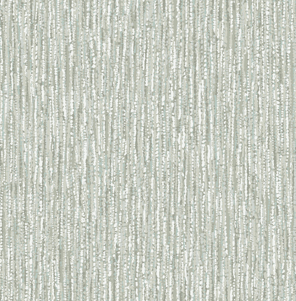 Corliss Moss Beaded Strands Wallpaper by A-Street Prints Solace Covers about 56.4 square feet 20.5-in by 33-ft long roll Unpasted 20.86 - Fabric Carolina -