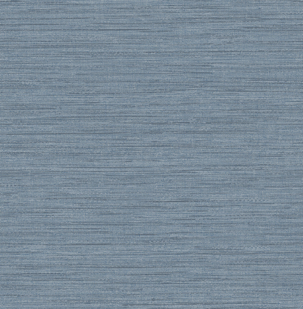 Sheehan Denim Faux Grasscloth Wallpaper by A-Street Prints Solace Covers about 56.4 square feet 20.5-in by 33-ft long roll Unpasted 0 - Fabric Carolina -