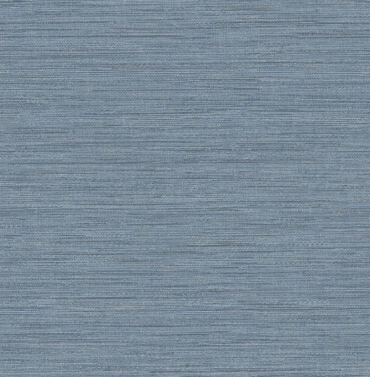 Sheehan Denim Faux Grasscloth Wallpaper by A-Street Prints Solace Covers about 56.4 square feet 20.5-in by 33-ft long roll Unpasted 0 - Fabric Carolina -