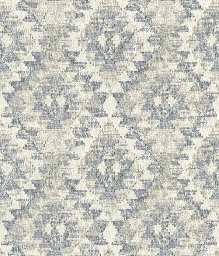 Montana Sapphire Wallpaper by Chesapeake Yellowstone Covers about 56.4 square feet 20.5-in by 33-ft long roll Prepasted 24 - Fabric Carolina -