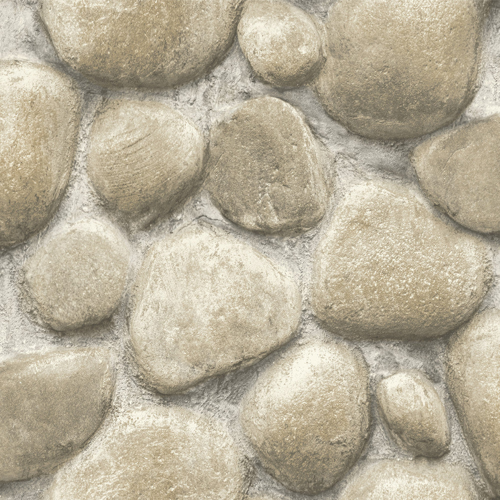 Root Rock Grey Wallpaper by Chesapeake Yellowstone Covers about 56.4 square feet 20.5-in by 33-ft long roll Prepasted 20.5 - Fabric Carolina -