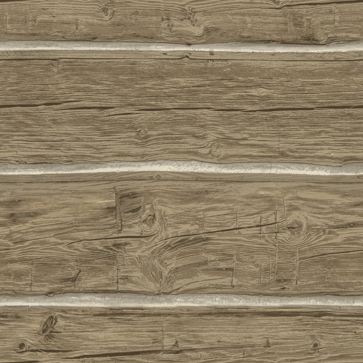 Lodgepole Chestnut Wallpaper by Chesapeake Yellowstone Covers about 56.4 square feet 20.5-in by 33-ft long roll Prepasted 20.5 - Fabric Carolina -
