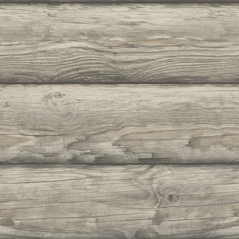 Bunkhouse Ash Wallpaper by Chesapeake Yellowstone Covers about 56.4 square feet 20.5-in by 33-ft long roll Prepasted 20.5 - Fabric Carolina -