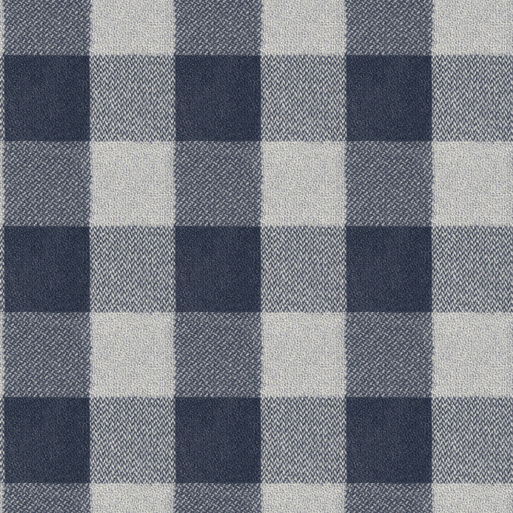 Lumberjack Navy Wallpaper by Chesapeake Yellowstone Covers about 56.4 square feet 20.5-in by 33-ft long roll Prepasted 20.5 - Fabric Carolina -