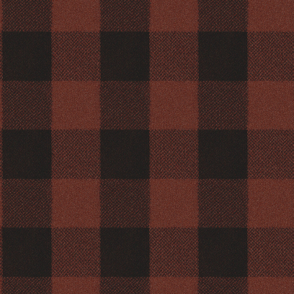 Lumberjack Maroon Wallpaper by Chesapeake Yellowstone Covers about 56.4 square feet 20.5-in by 33-ft long roll Prepasted 20.5 - Fabric Carolina -