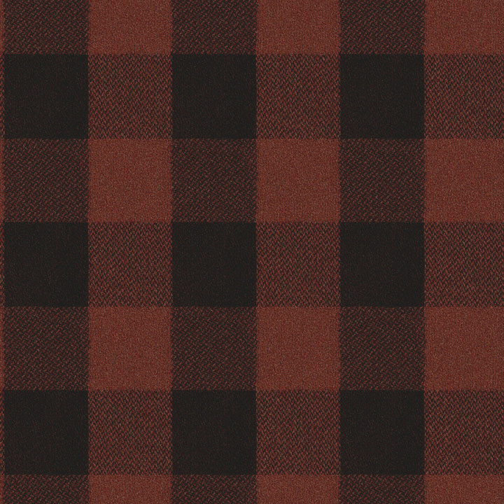 Lumberjack Maroon Wallpaper by Chesapeake Yellowstone Covers about 56.4 square feet 20.5-in by 33-ft long roll Prepasted 20.5 - Fabric Carolina -