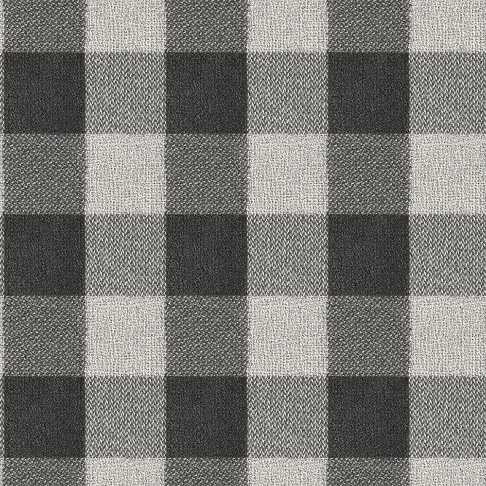 Lumberjack Black Wallpaper by Chesapeake Yellowstone Covers about 56.4 square feet 20.5-in by 33-ft long roll Prepasted 20.5 - Fabric Carolina -