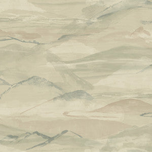 Bozeman Mountains Moss Wallpaper by Chesapeake