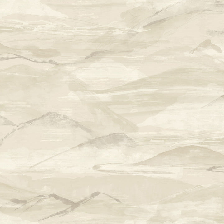 Bozeman Mountains Bone Wallpaper by Chesapeake Yellowstone Covers about 56.4 square feet 20.5-in by 33-ft long roll Prepasted 20.5 - Fabric Carolina -