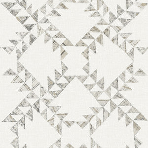 Scrap Quilt Grey Wallpaper by Chesapeake