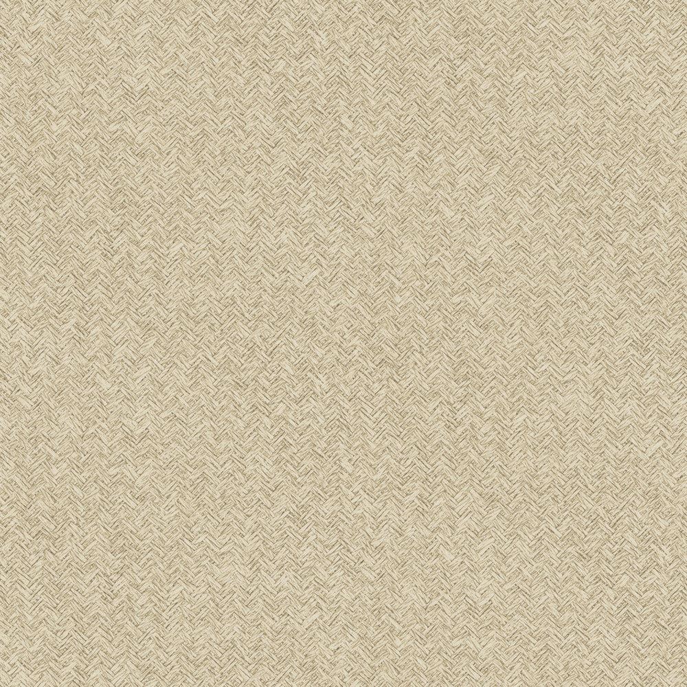 Woven Basket Khaki Wallpaper by Chesapeake Yellowstone Covers about 56.4 square feet 20.5-in by 33-ft long roll Prepasted 20.5 - Fabric Carolina -