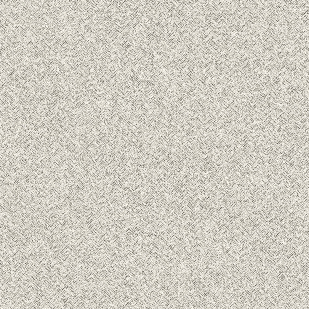 Woven Basket Light Grey Wallpaper by Chesapeake Yellowstone Covers about 56.4 square feet 20.5-in by 33-ft long roll Prepasted 20.5 - Fabric Carolina -