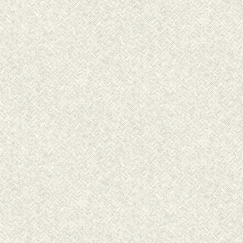 Woven Basket White Wallpaper by Chesapeake Yellowstone Covers about 56.4 square feet 20.5-in by 33-ft long roll Prepasted 20.5 - Fabric Carolina -