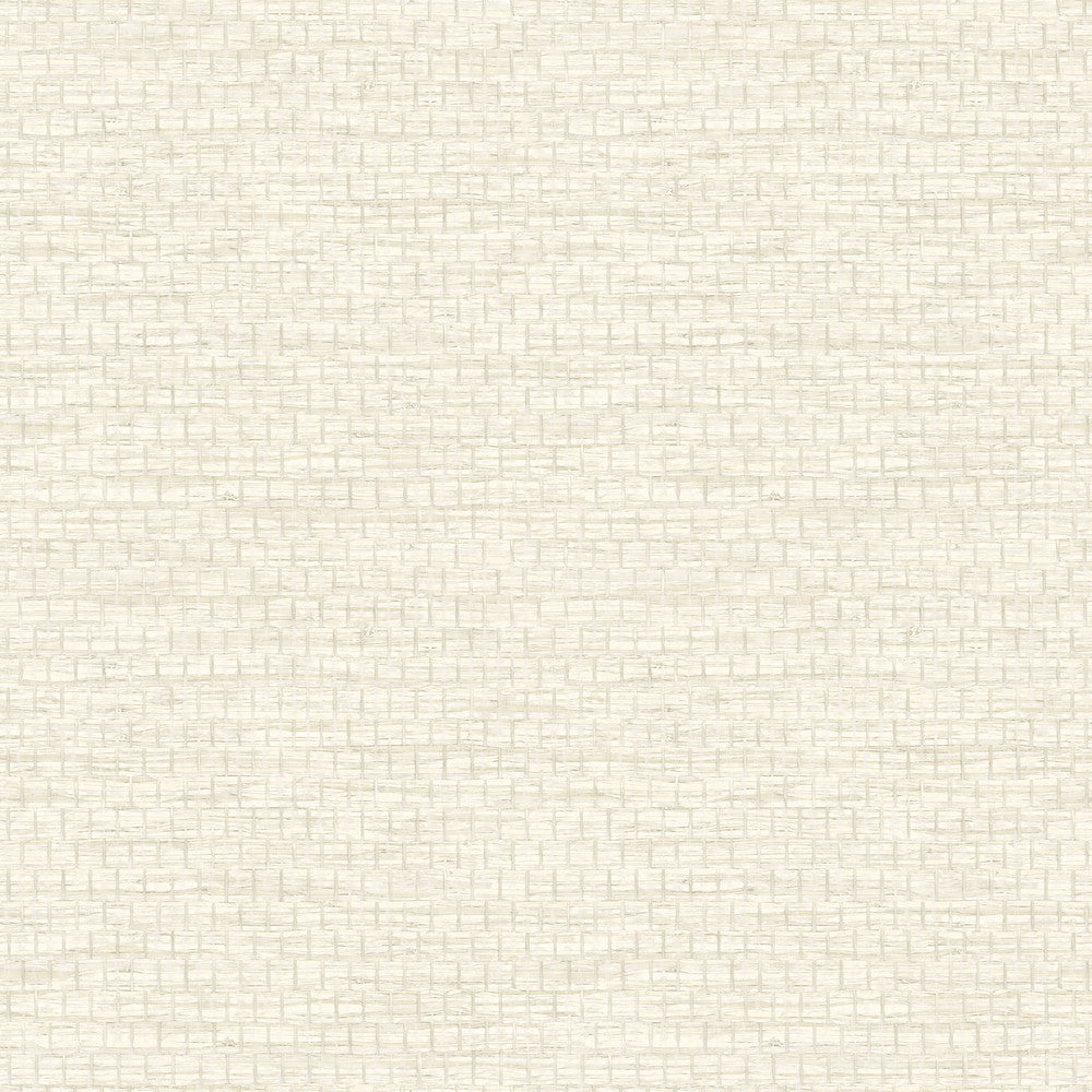 Plaited Grass Cream Wallpaper by Chesapeake Yellowstone Covers about 56.4 square feet 20.5-in by 33-ft long roll Prepasted 20.5 - Fabric Carolina -