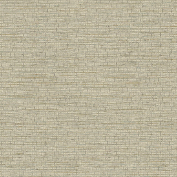 Plaited Grass Sage Wallpaper by Chesapeake Yellowstone Covers about 56.4 square feet 20.5-in by 33-ft long roll Prepasted 20.5 - Fabric Carolina -
