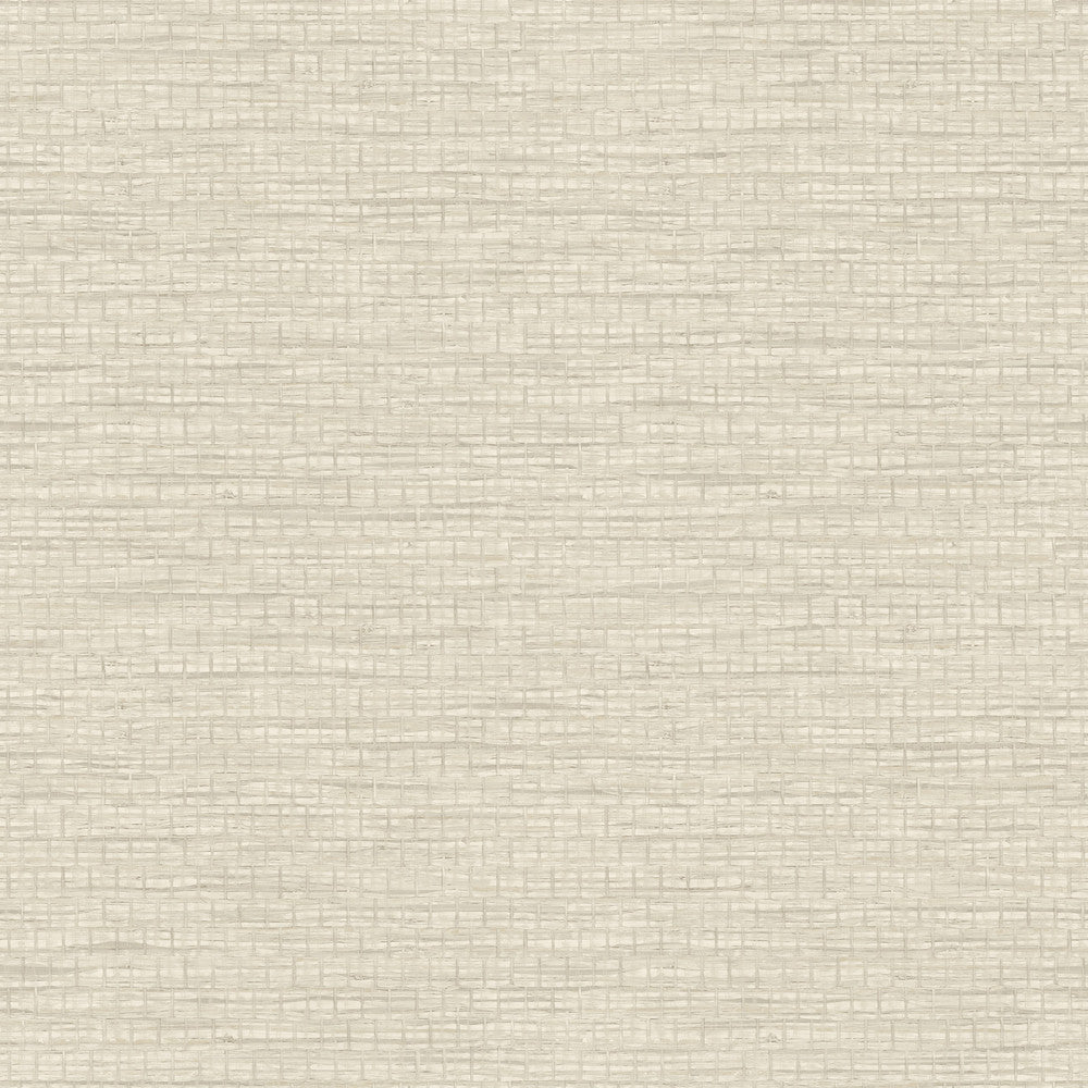 Plaited Grass Light Grey Wallpaper by Chesapeake Yellowstone Covers about 56.4 square feet 20.5-in by 33-ft long roll Prepasted 20.5 - Fabric Carolina -