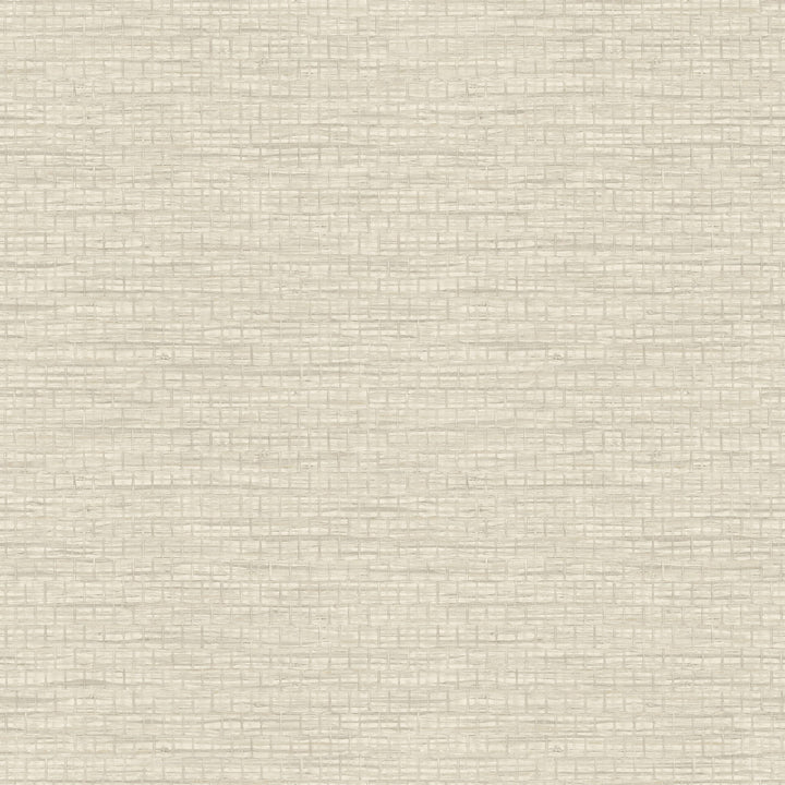 Plaited Grass Light Grey Wallpaper by Chesapeake Yellowstone Covers about 56.4 square feet 20.5-in by 33-ft long roll Prepasted 20.5 - Fabric Carolina -