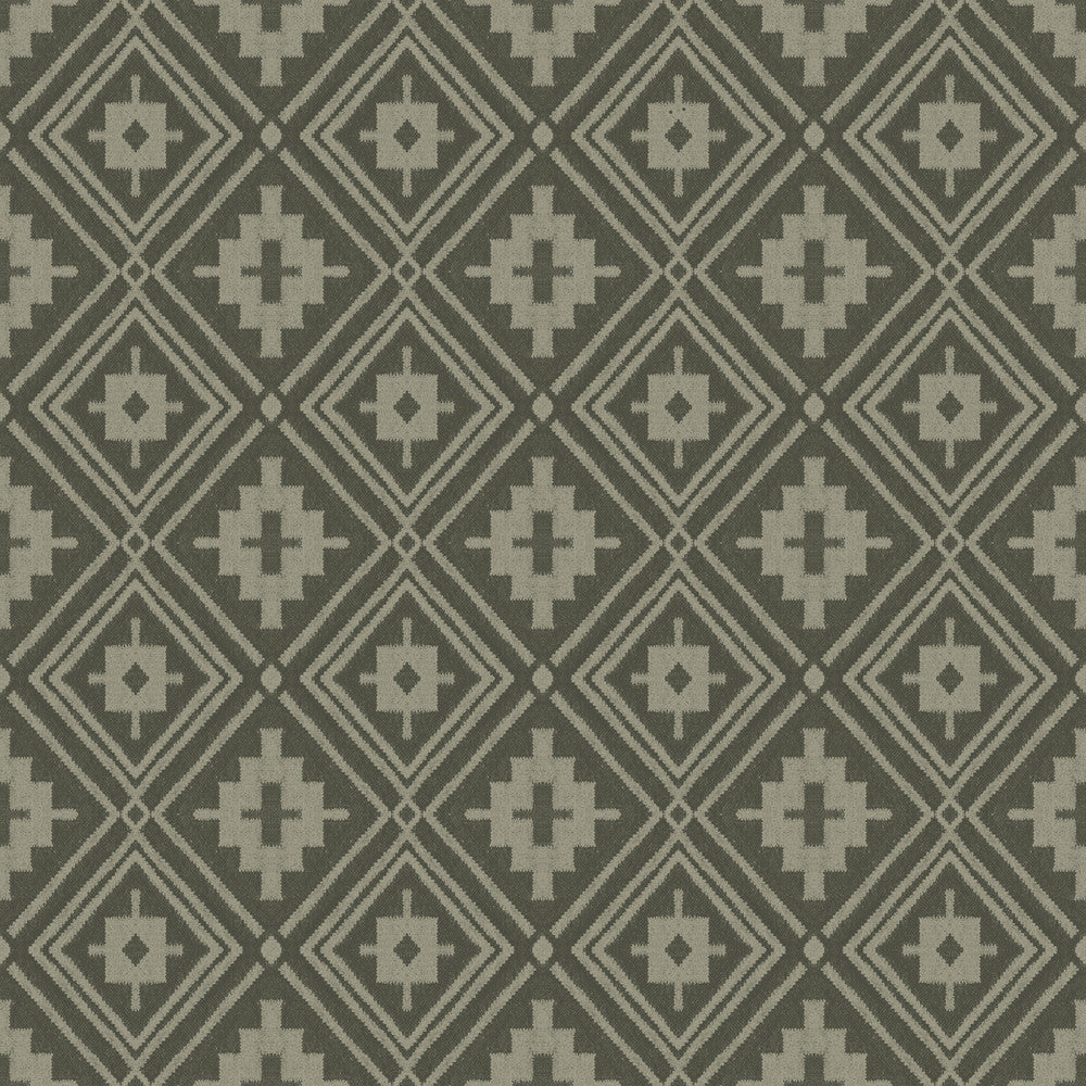 Camp Blanket Green Wallpaper by Chesapeake Yellowstone Covers about 56.4 square feet 20.5-in by 33-ft long roll Prepasted 20.5 - Fabric Carolina -