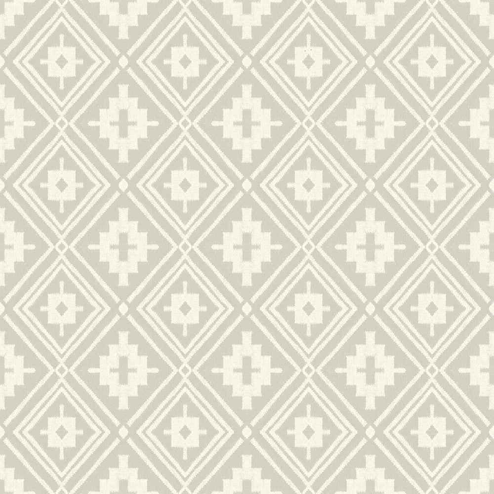 Camp Blanket Silver Wallpaper by Chesapeake Yellowstone Covers about 56.4 square feet 20.5-in by 33-ft long roll Prepasted 20.5 - Fabric Carolina -