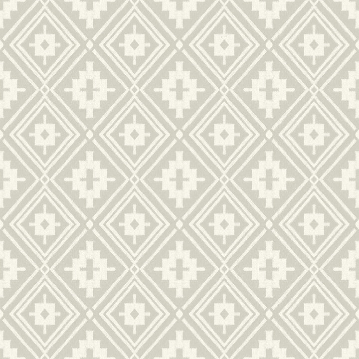 Camp Blanket Silver Wallpaper by Chesapeake Yellowstone Covers about 56.4 square feet 20.5-in by 33-ft long roll Prepasted 20.5 - Fabric Carolina -