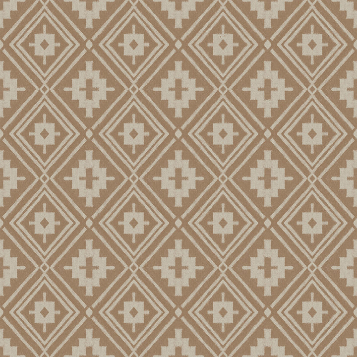 Camp Blanket Chestnut Wallpaper by Chesapeake Yellowstone Covers about 56.4 square feet 20.5-in by 33-ft long roll Prepasted 20.5 - Fabric Carolina -