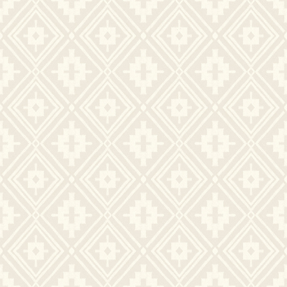 Camp Blanket Cream Wallpaper by Chesapeake Yellowstone Covers about 56.4 square feet 20.5-in by 33-ft long roll Prepasted 20.5 - Fabric Carolina -