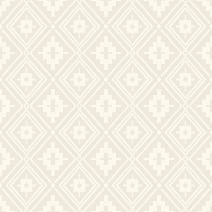 Camp Blanket Cream Wallpaper by Chesapeake Yellowstone Covers about 56.4 square feet 20.5-in by 33-ft long roll Prepasted 20.5 - Fabric Carolina -